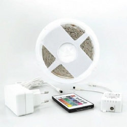 5M RGB 30LED RF/IR fullkit